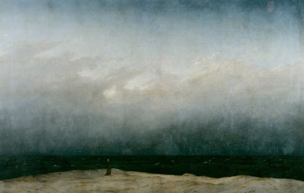 Caspar David Friedrich - Der Mönch am Meer via the beauty of art and words